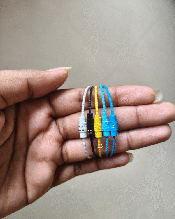 Plain Wire Rope Keychain