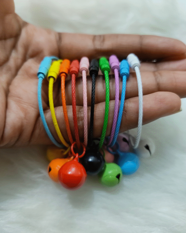 Small Ghungroo Wire Rope Keychain